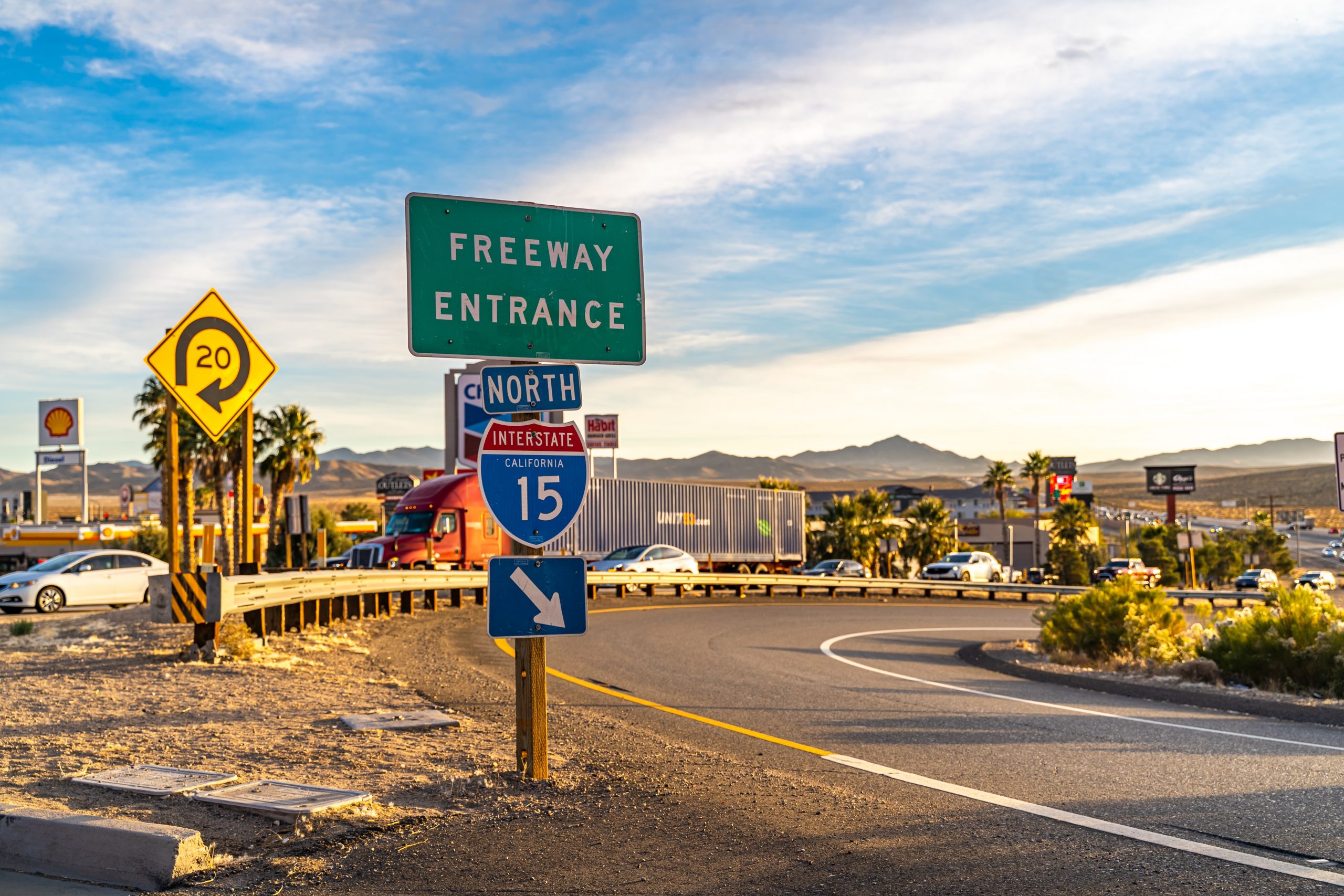 Accidentes en el Freeway I-15: Cajon Pass, California